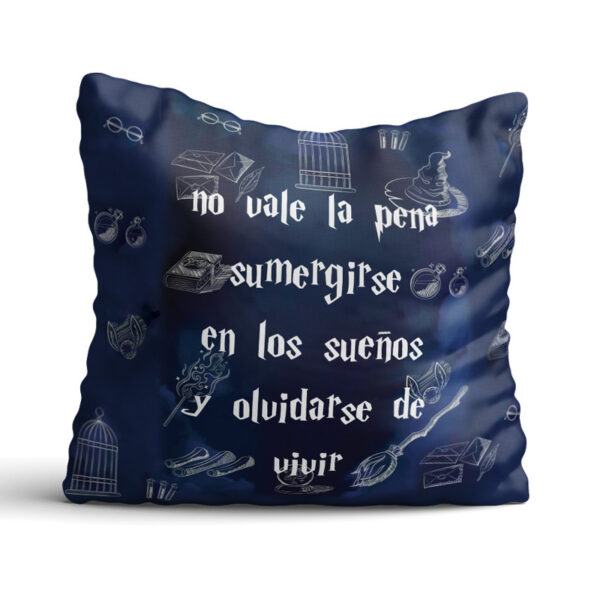 Cojín Almohada Harry Potter frase