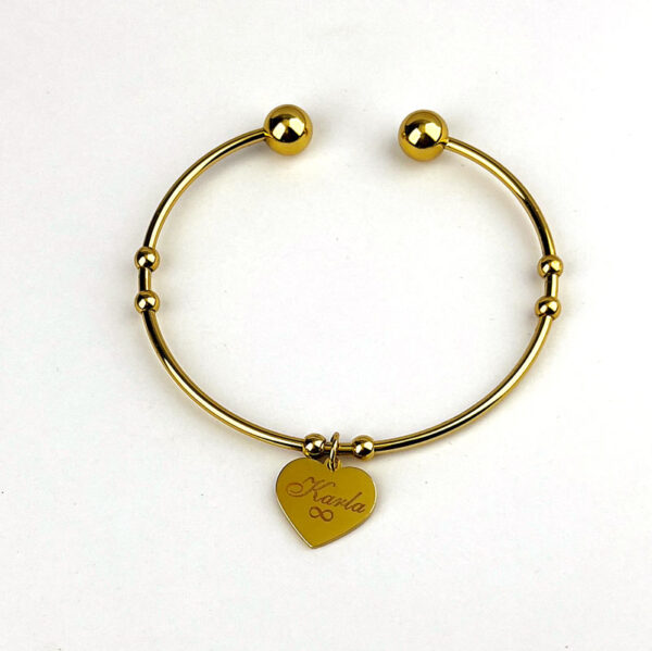 Pulsera Corazón con nombre