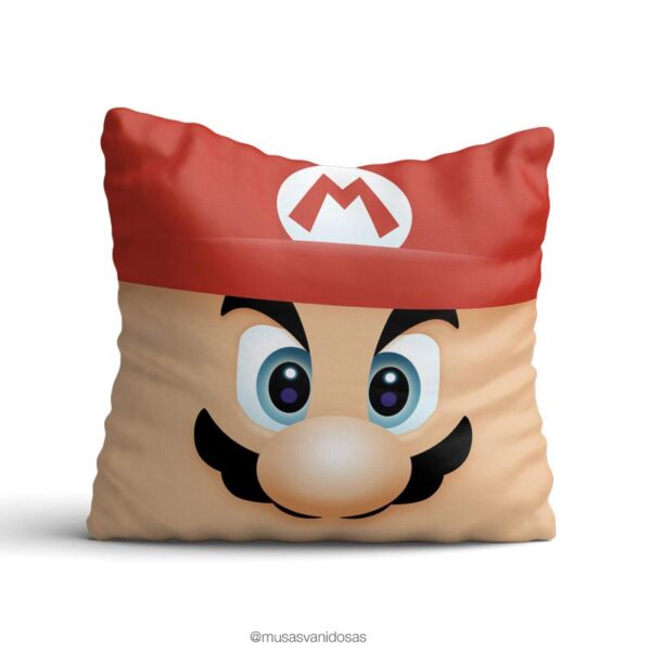 Cojín Almohada Mario Bros cara
